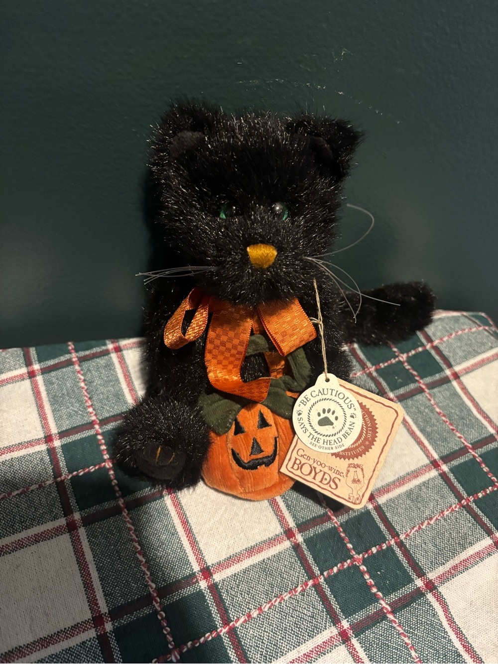 Boyd’s Bears Pepper B Scaredycat Gorgeous Plush Cat